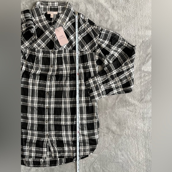 COMO VINTAGE Plaid button down shirts M - Picture 9 of 11